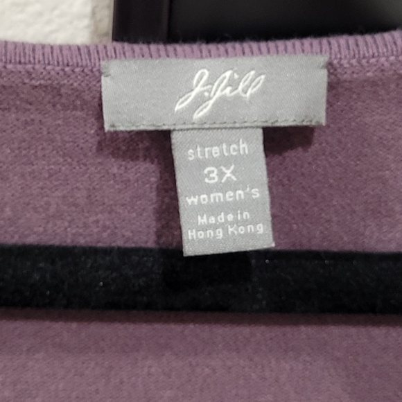 J. Jill Stretch Knit Twist-Front Tops Plus Size Women’s 3X. (Set of 2) EUC - Picture 9 of 9